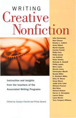 Writing Creative Nonfiction  9781884910500 Front Cover