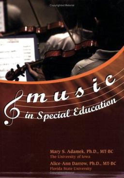 Music in Special Education  9781884914157 Front Cover