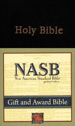 New American Standard Bible Gift and Award NASB Gift and Award 2nd 9781885217714 Front Cover