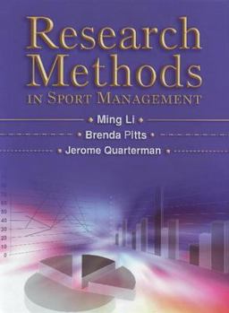 Research Methods in Sport Management  9781885693853 Front Cover