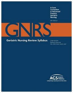 GERIATRIC NURISING REVIEW SYLLABUS  9781886775619 Front Cover