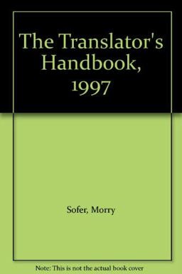 Translator's Handbook 1997  9781887563222 Front Cover