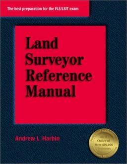 Land Surveyor Reference Manual 3rd 9781888577501 Front Cover