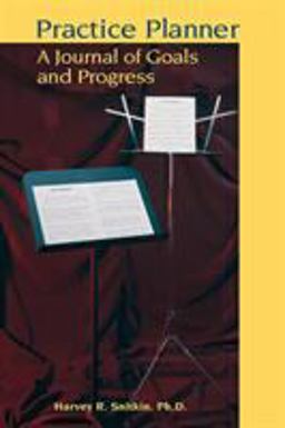 Practice Planner A Journal of Goals and Progress  9781888732108 Front Cover