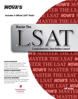Master the LSAT Includes 4 Official LSATs!  9781889057316 Front Cover