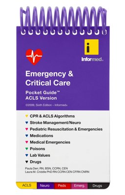 Emergency and Critical Care Pocket Guide:  9781890495244 Front Cover