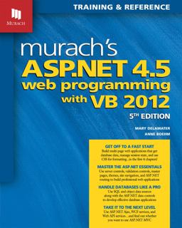 Murach's ASP. NET 4. 5 Web Programming with VB 2012 5th 9781890774769 Front Cover