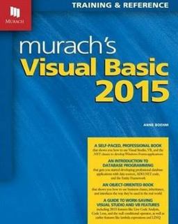 Murach's Visual Basic 2015  9781890774981 Front Cover