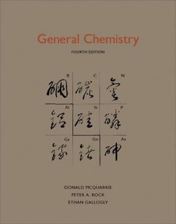 General Chemistry 4th 9781891389603 Front Cover