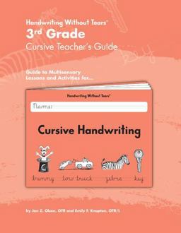 3rd Grade Cursive Teacher's Guide