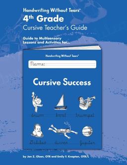4th Grade Cursive Teacher's Guide