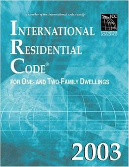 International Residential Code 2003  9781892395580 Front Cover