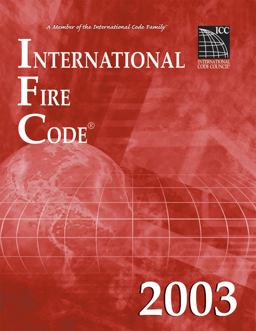 2003 International Fire Code Looseleaf Version  9781892395597 Front Cover