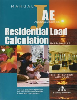 RESIDENTIAL LOAD CALCULATION M 8th 9781892765284 Front Cover