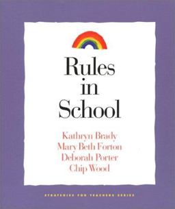 Rules in School  9781892989109 Front Cover