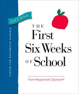 First Six Weeks of School 2nd 9781892989819 Front Cover