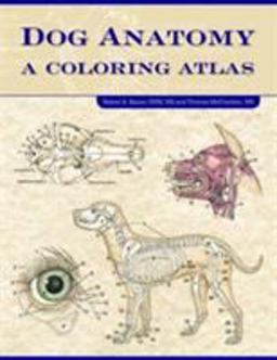 Dog Anatomy A Coloring Atlas  9781893441170 Front Cover