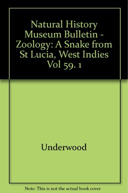 Natural History Museum Bulletin - Zoology