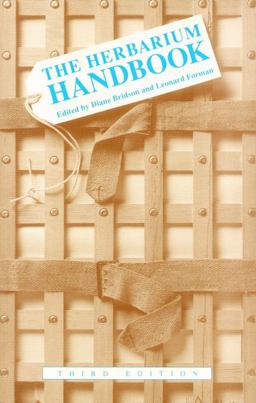 Herbarium Handbook 3rd Edition 3rd 9781900347433 Front Cover