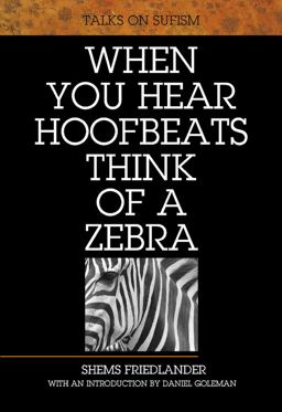 When You Hear Hoofbeats Think of a Zebra Talks on Sufism  9781901383195 Front Cover