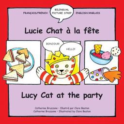 Lucy Cat at the Party French/English