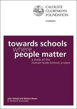 Towards Schools Where People Matter Towards Schools Where People Matter