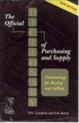 Official Dictionary of Purchasing and Supply