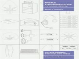 Basics A Beginner's Guide to Stage Sound 2004 9781904031277 Front Cover