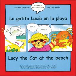 Lucy the Cat at the Beach/la Gatita Lucia en la Playa