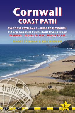 Cornwall Coast Path 142 Large-Scale Walking Maps and Guides to 81 Towns and Villages - Planning, Places to Stay, Places to Eat - Bude to Plymouth 5th 9781905864713 Front Cover