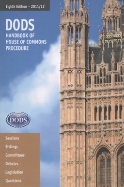 Dods Handbook of House of Commons Procedure