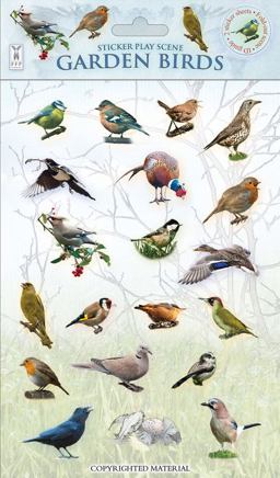 Sticker Play Scene: Garden Birds