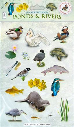 Sticker Play Scene: Ponds and Rivers