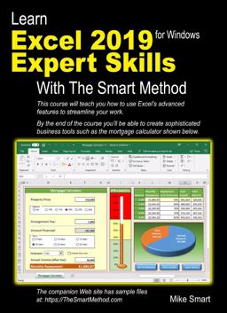 Learn Excel 2019 Expert Skills with the Smart Method Tutorial Teaching Advanced Skills Including Power Pivot  9781909253353 Front Cover