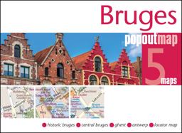 Bruges PopOut Map  9781910218310 Front Cover