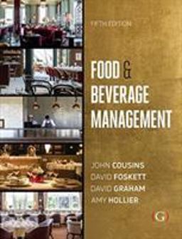 Food and Beverage Management For the Hospitality, Tourism and Event Industries 5th 9781911635109 Front Cover