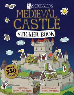 Scribblers Fun Activity Medieval Castle Sticker Book  9781912537174 Front Cover