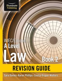 WJEC/Eduqas Law for a Level Book 2 Revision Guide