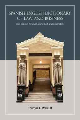 Spanish-English Dictionary of Law and Business 2nd Edition  9781929570010 Front Cover