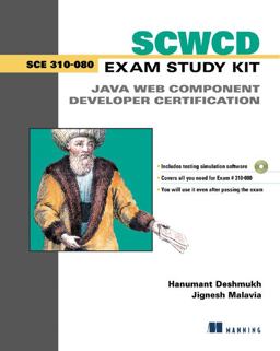 Scwcd Exam Study Kit Java Web Component Development Certification  9781930110595 Front Cover