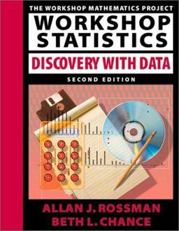 Workshop Statistics Discovery with Data 2nd 9781930190030 Front Cover