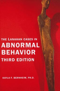 Lanahan Cases in Abnormal Behavior 3rd 9781930398214 Front Cover