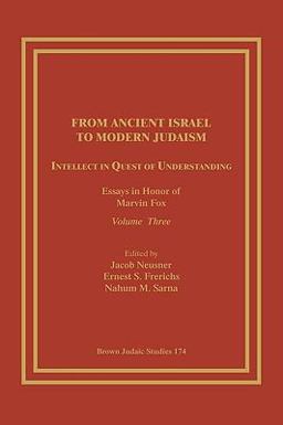 From Ancient Israel to Modern Judaism