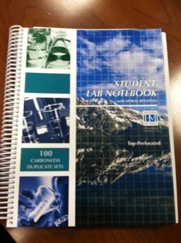 CHEMISTRY-STUDENT LAB.NOTEBOOK  9781930882096 Front Cover