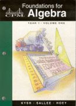 Foundations for Algebra Foundations for Algebra