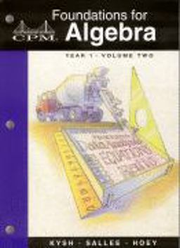 Foundations for Algebra