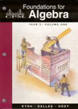 Foundations for Algebra