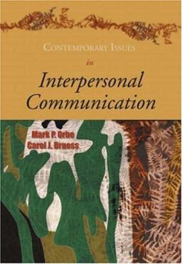 Contemporary Issues in Interpersonal Communication  9781931719582 Front Cover
