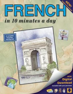 FRENCH in 10 Minutes a Day  9781931873291 Front Cover
