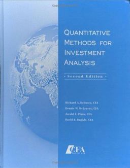 Quantitative Methods for Investment Analysis, Second Edition 2nd 9781932495089 Front Cover